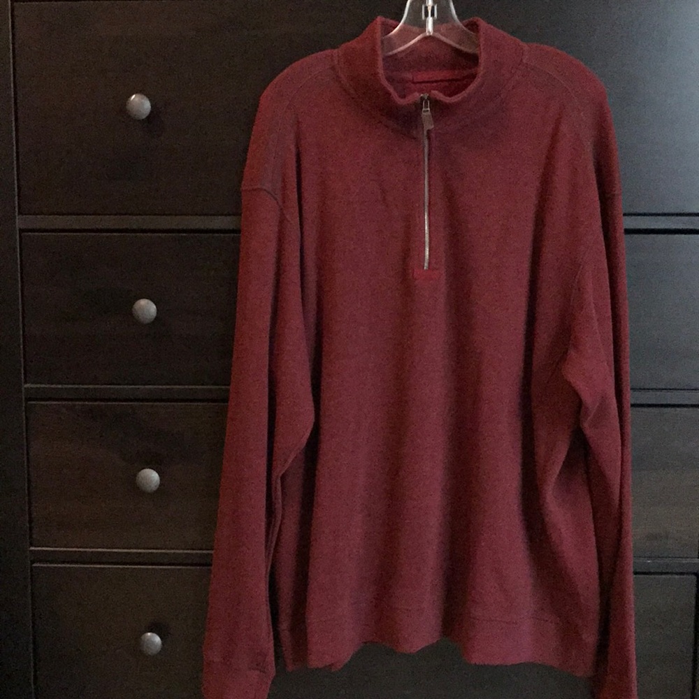 Bob Timberlake dark red 3/4 zip